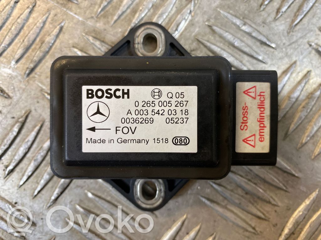 Mercedes-Benz E W211 Sensor ESP de aceleración de frecuencia del intermitente 