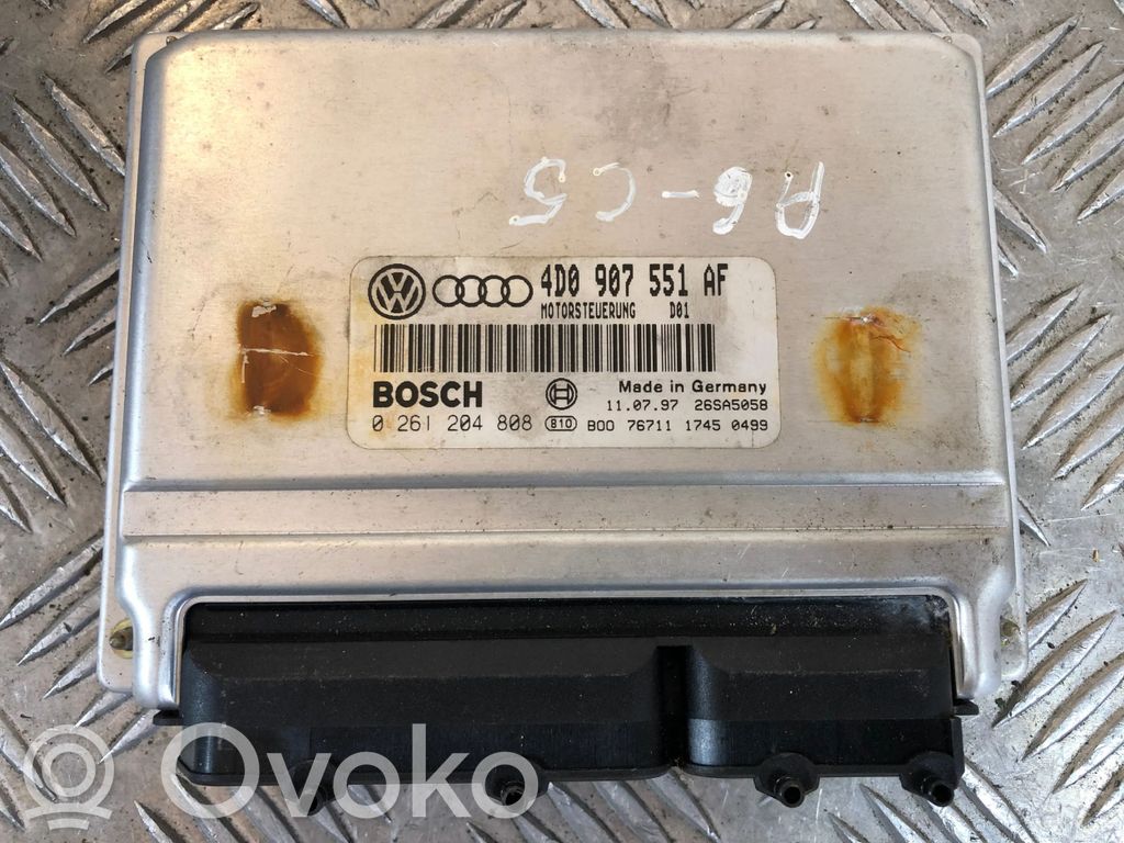 Audi A6 S6 C5 4B Unidad de control/módulo del motor 
