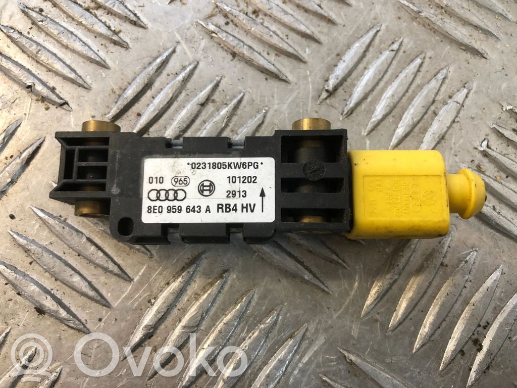 Audi A4 S4 B6 8E 8H Sensore d’urto/d'impatto apertura airbag 