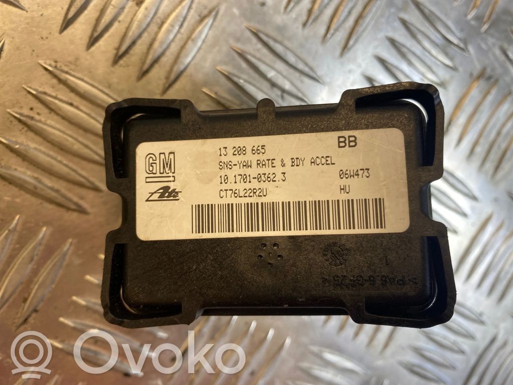 Opel Zafira B ESP acceleration yaw rate sensor 