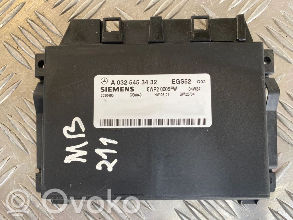 Sterownik / Moduł skrzyni biegów   A0325453432,2630485,5WP20005FW