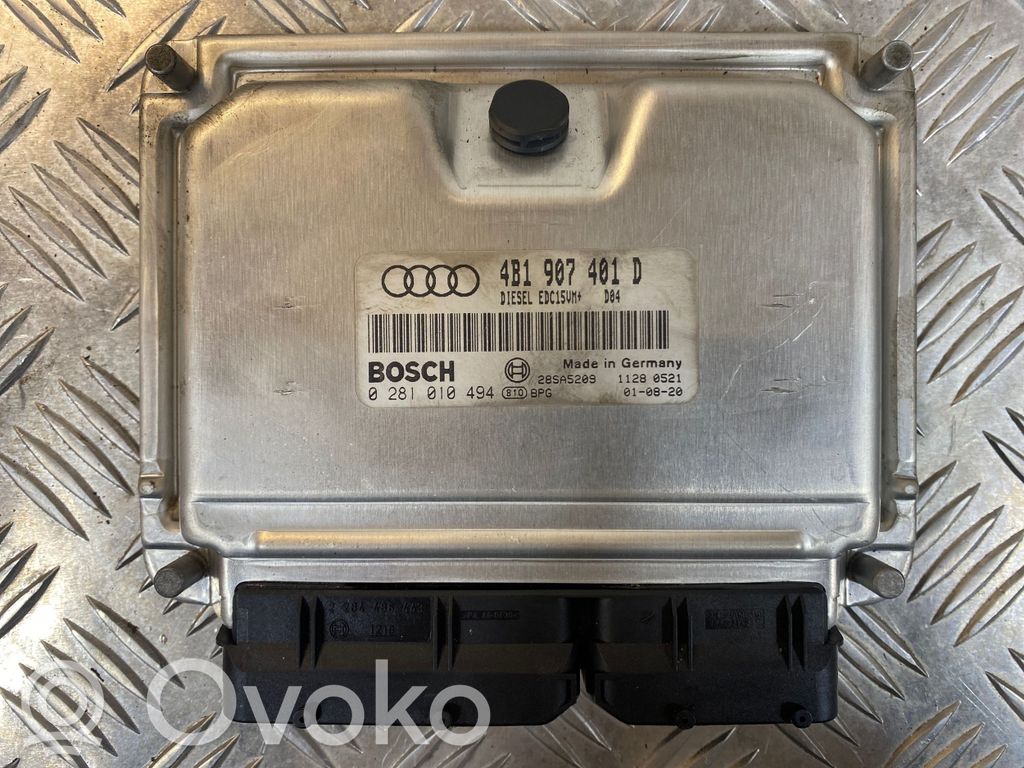 Engine control unit/module   4B1907401D,28SA5209,0281010494