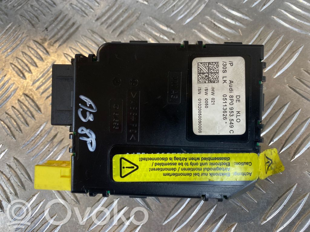 Audi A3 S3 8P Sensor de ángulo de dirección 