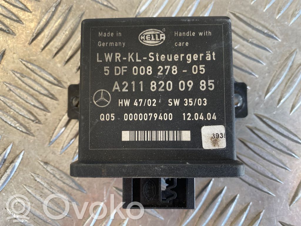 Mercedes-Benz E W211 Módulo de luz LCM 