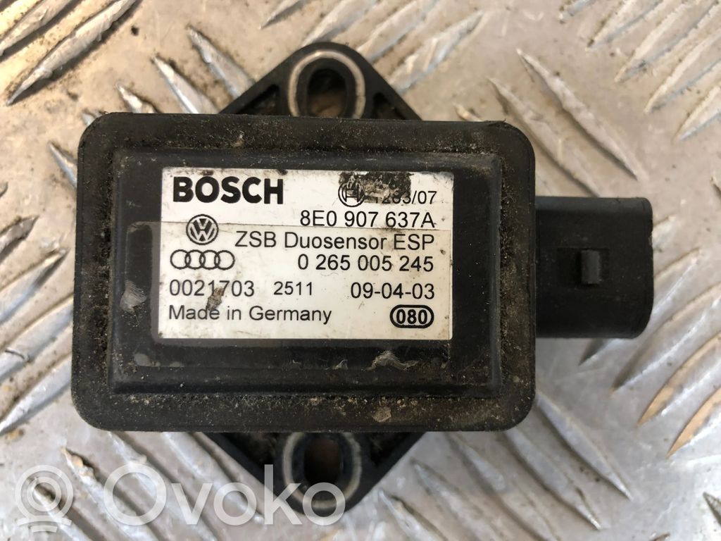 Audi A4 S4 B6 8E 8H Senzor de accelerație ESP 