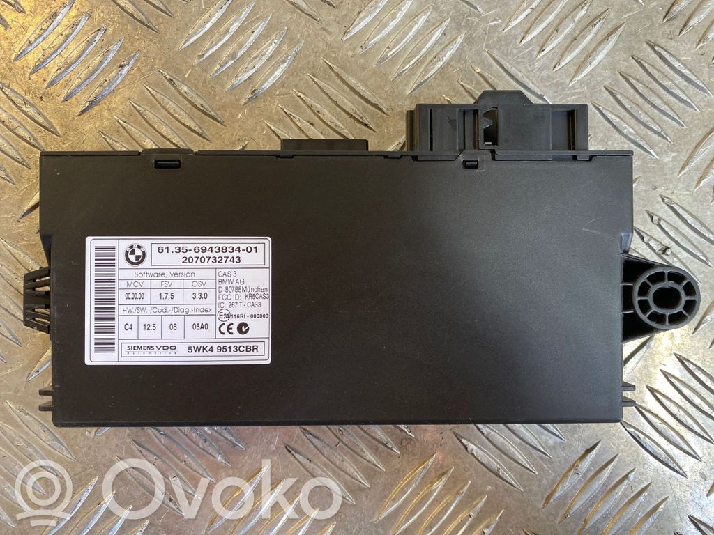 BMW 3 E90 E91 Unité de contrôle module CAS 