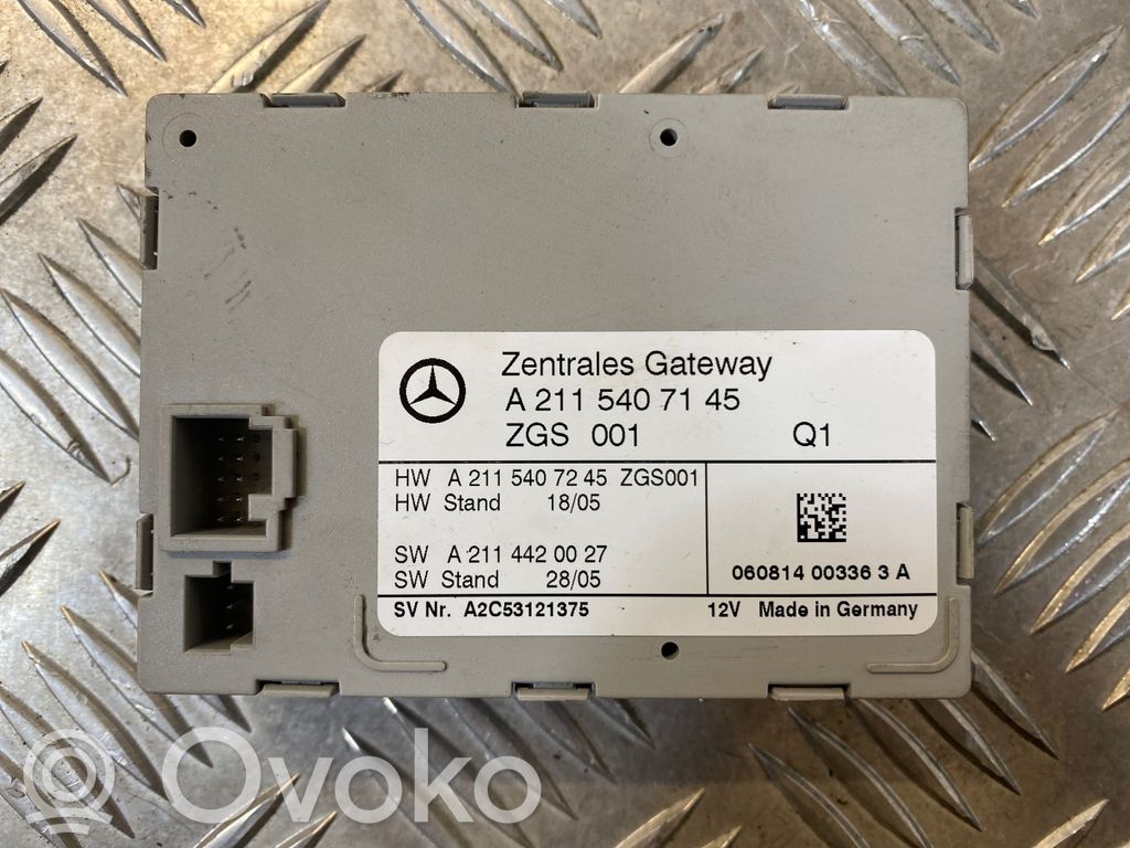Mercedes-Benz CLS C219 Gateway control module 