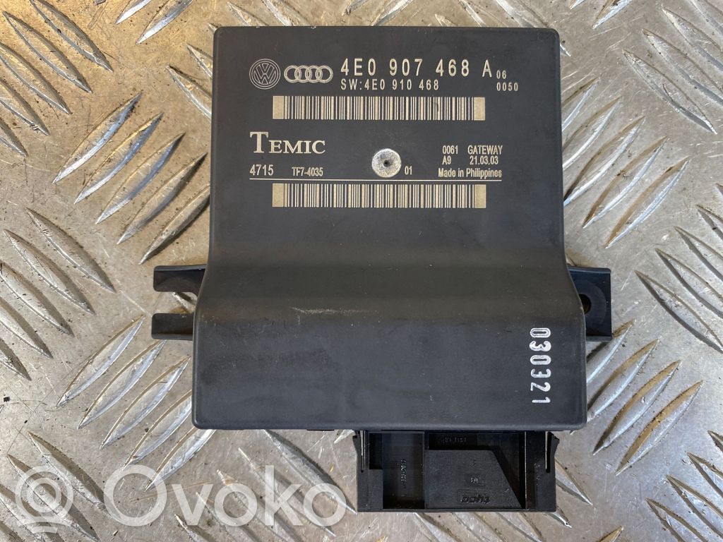 Gateway-Steuermodul   4E0907468A,4E0910468,4E0907468A