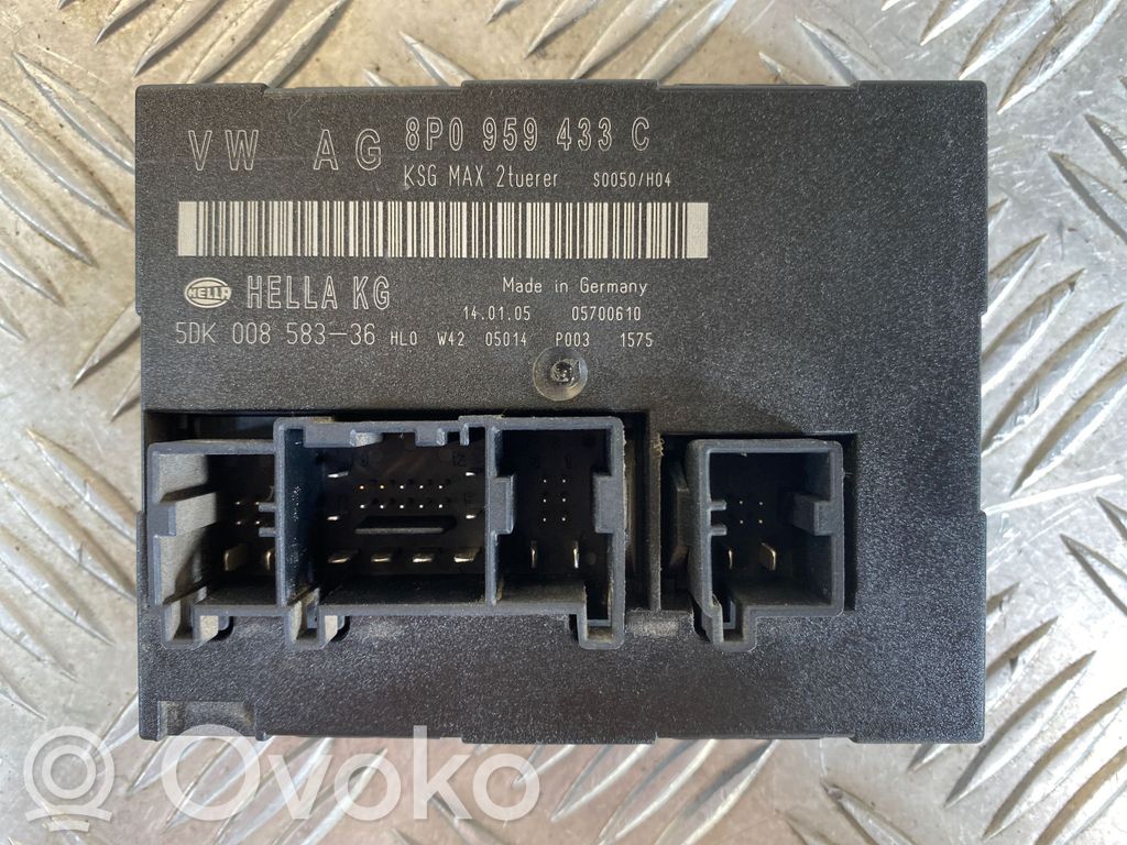 Audi A3 S3 8P Mukavuusmoduuli 