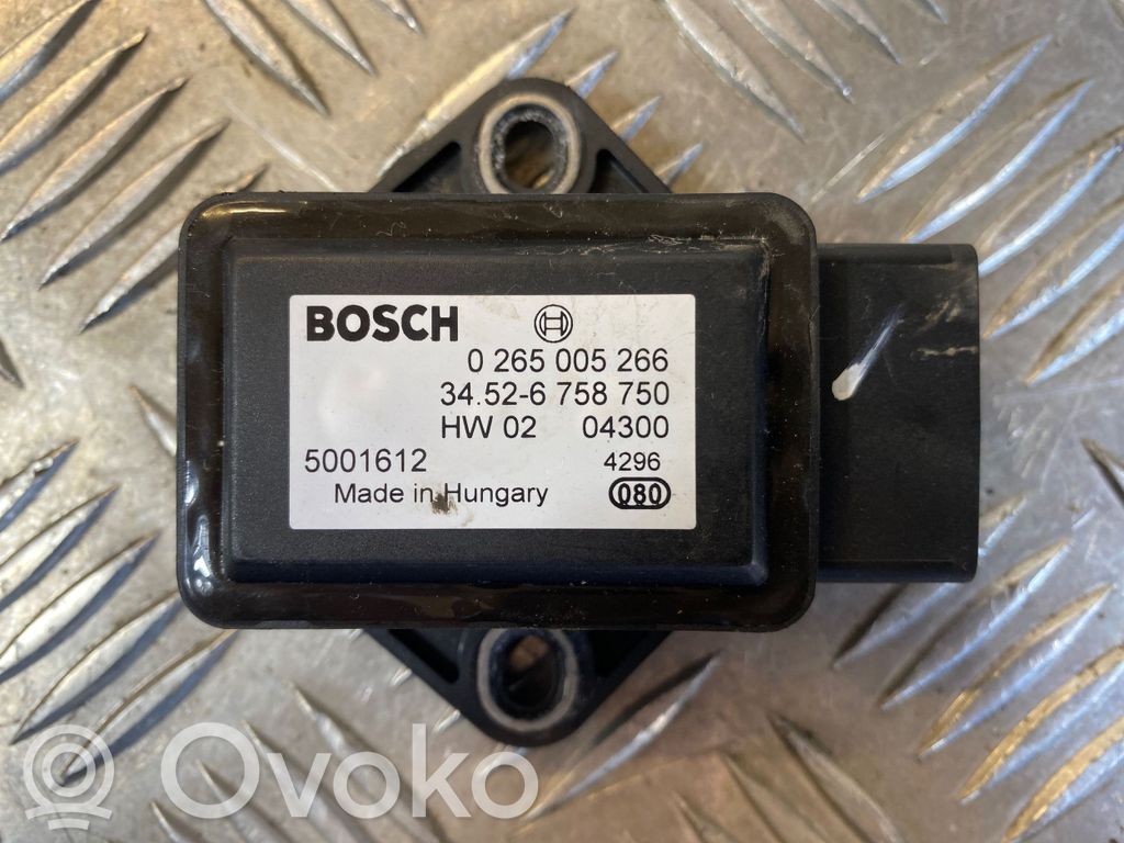 BMW 5 E60 E61 ESP acceleration yaw rate sensor 