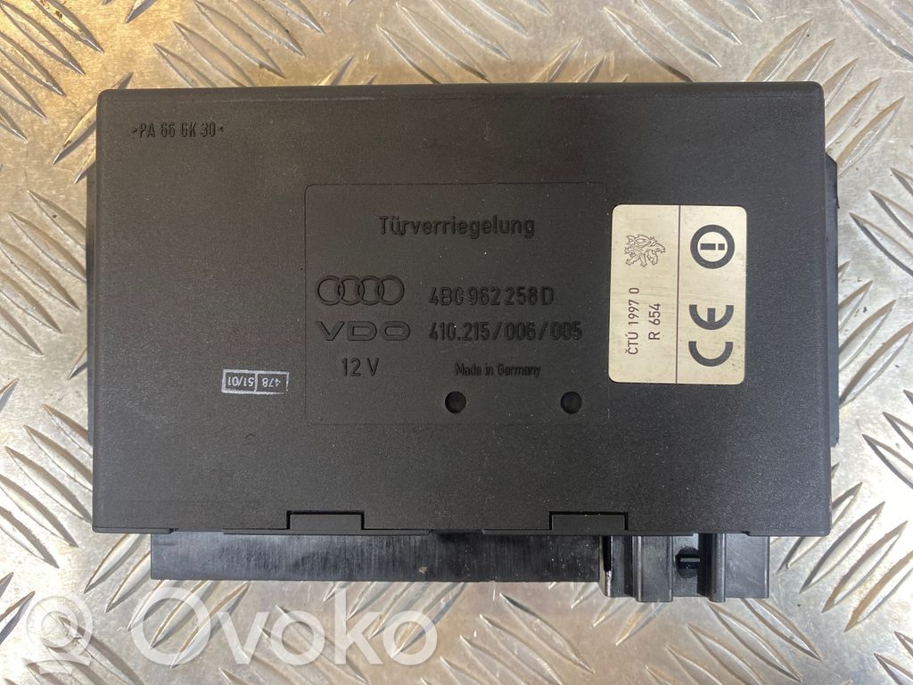 Audi A6 S6 C5 4B Módulo de confort/conveniencia 