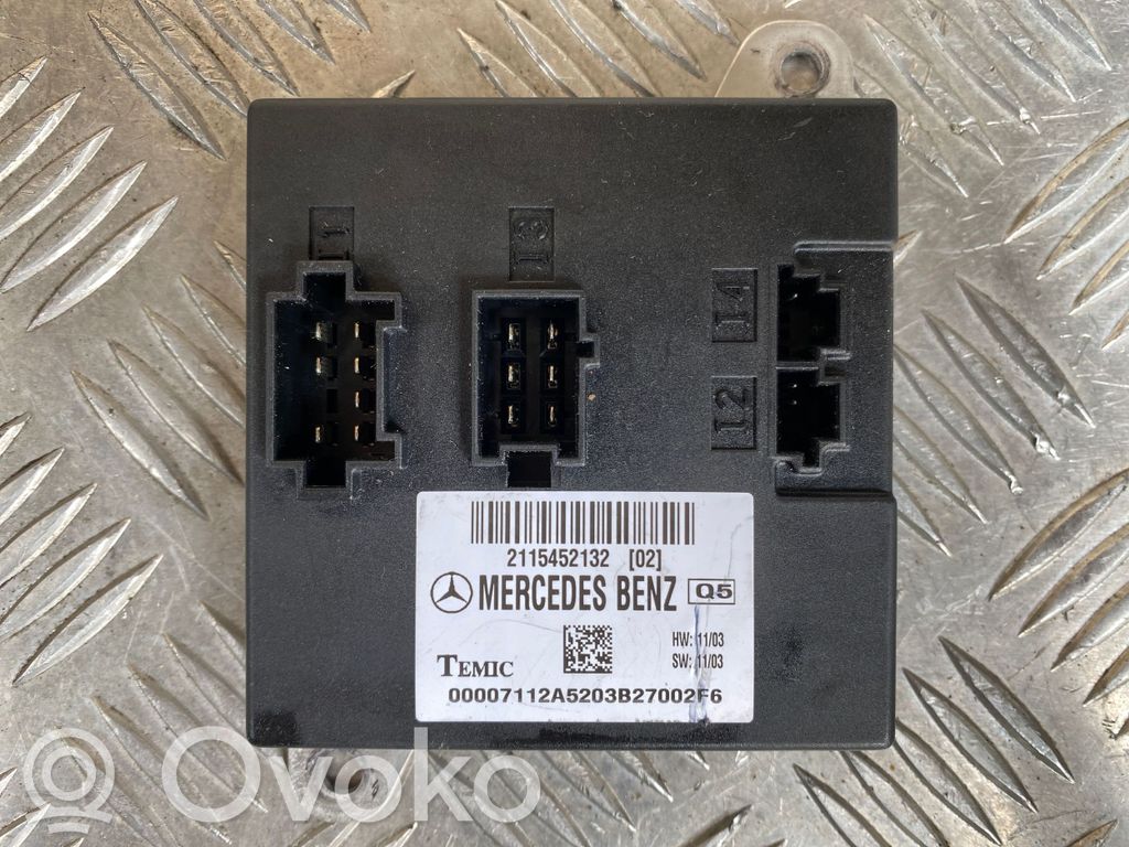 Mercedes-Benz E W211 Comfort/convenience module 