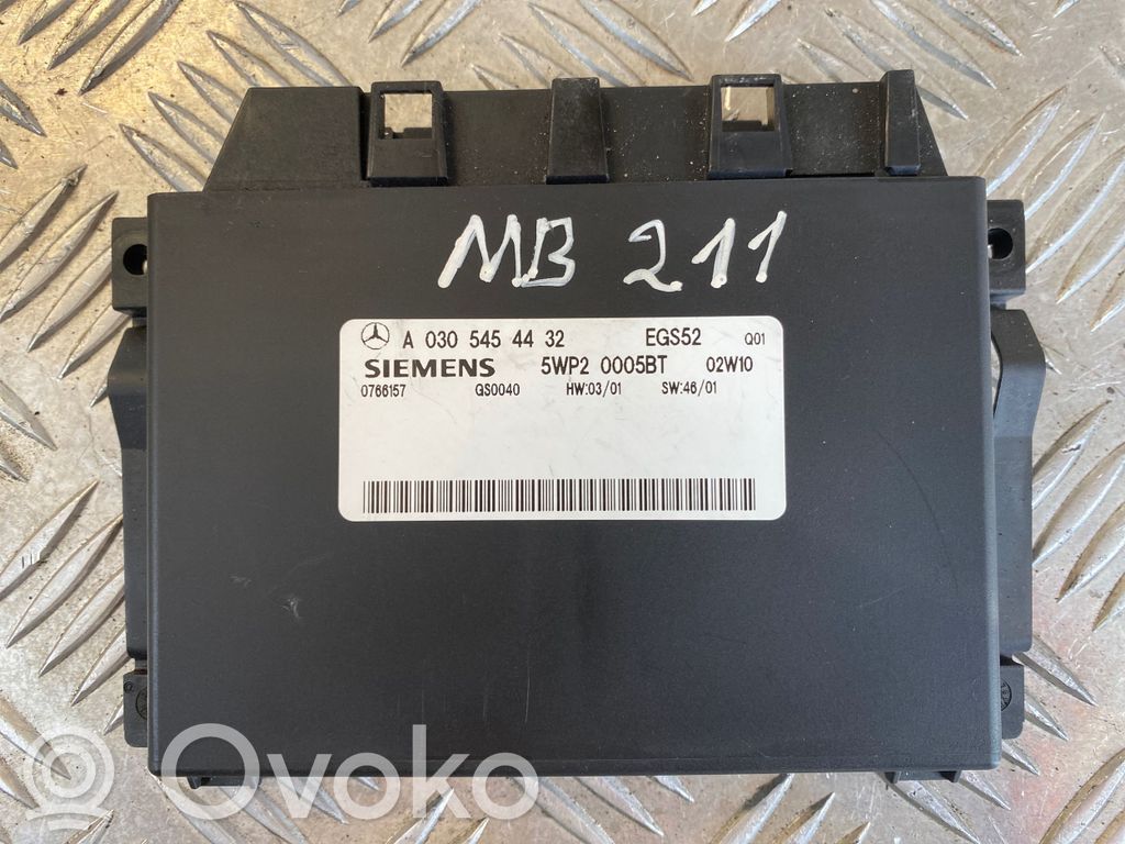Sterownik / Moduł skrzyni biegów   A0305454432,5WP20005BT,0766157