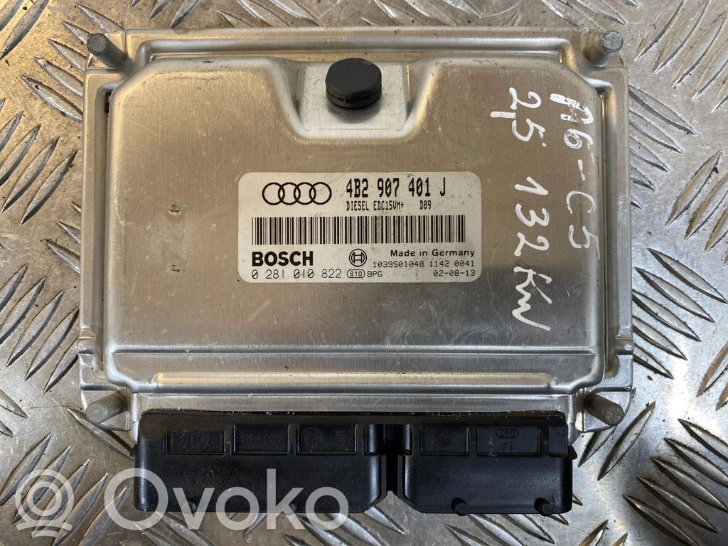 Audi A6 S6 C5 4B Unidad de control/módulo del motor 