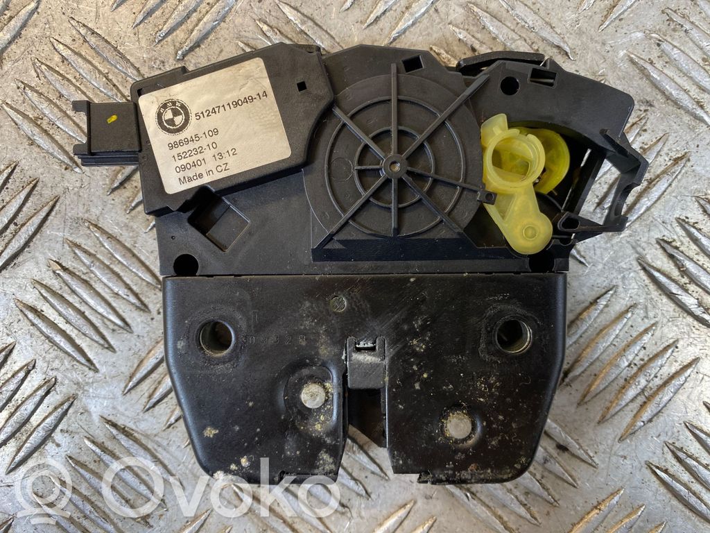 Tailgate/trunk/boot lock/catch/latch   51247119049,15223210,986945109