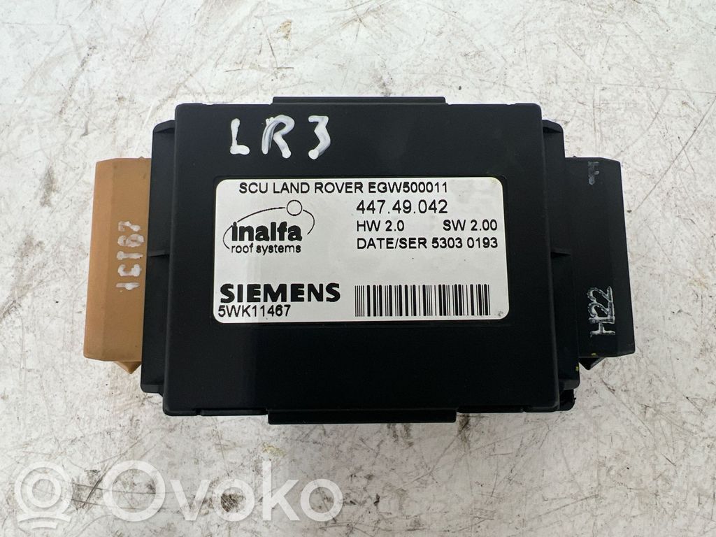 Land Rover Discovery 3 - LR3 Altre centraline/moduli 