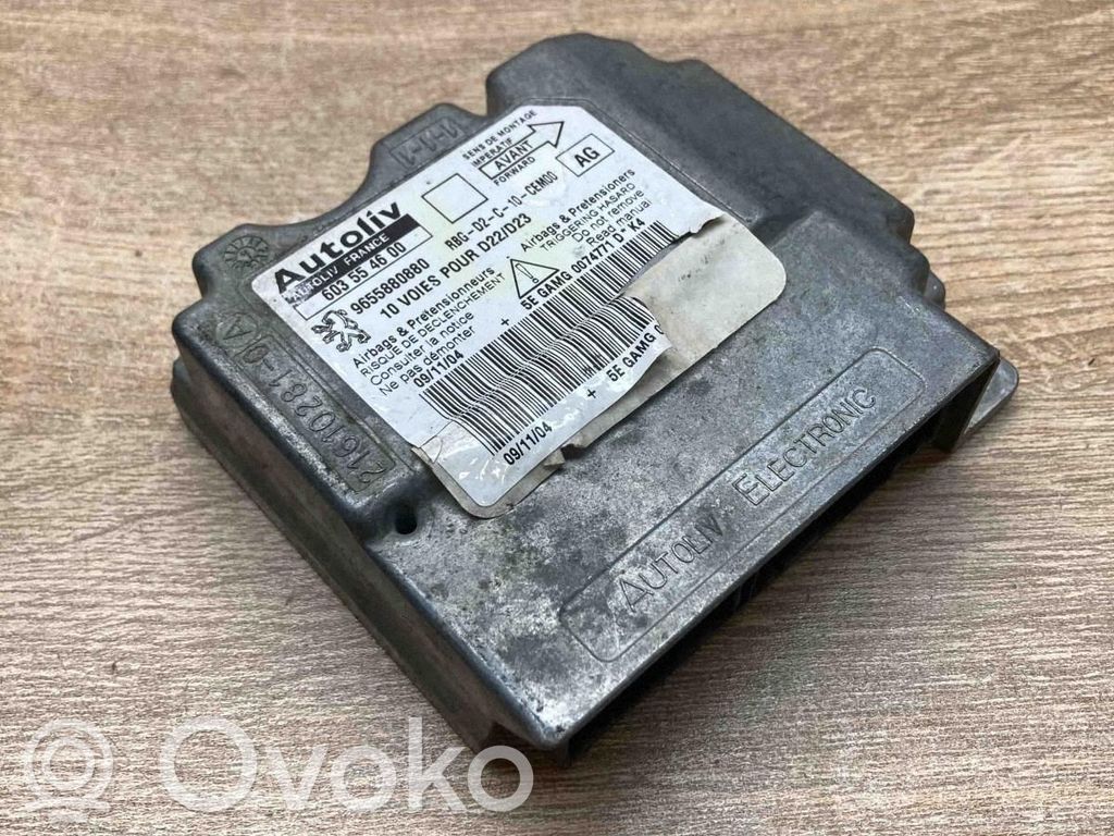 Peugeot 407 Module de contrôle airbag