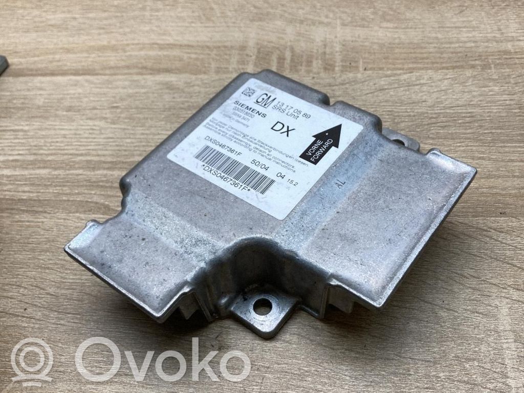 Opel Vectra C Module de contrôle airbag 