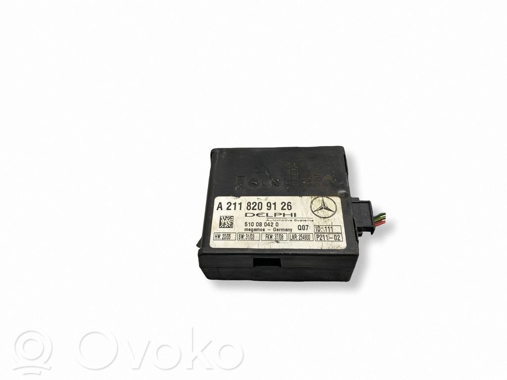 Mercedes-Benz CLC CL203 Boîtier module alarme 