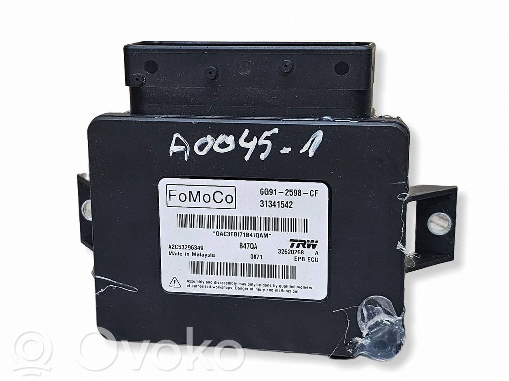 Módulo de control del freno de mano   31341542