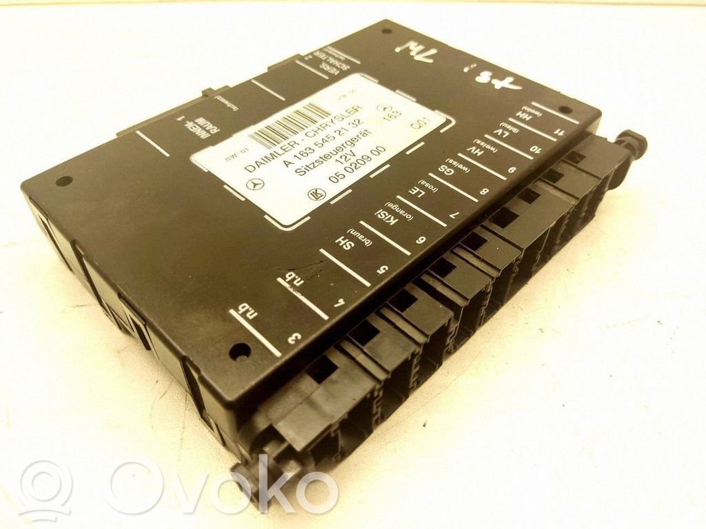 Mercedes-Benz ML W163 Modul comandă scaune 