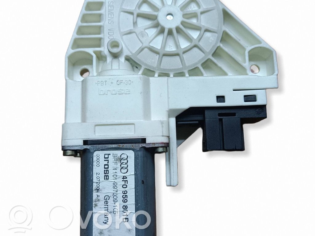 Audi A6 S6 C6 4F Etuoven ikkunan nostomoottori