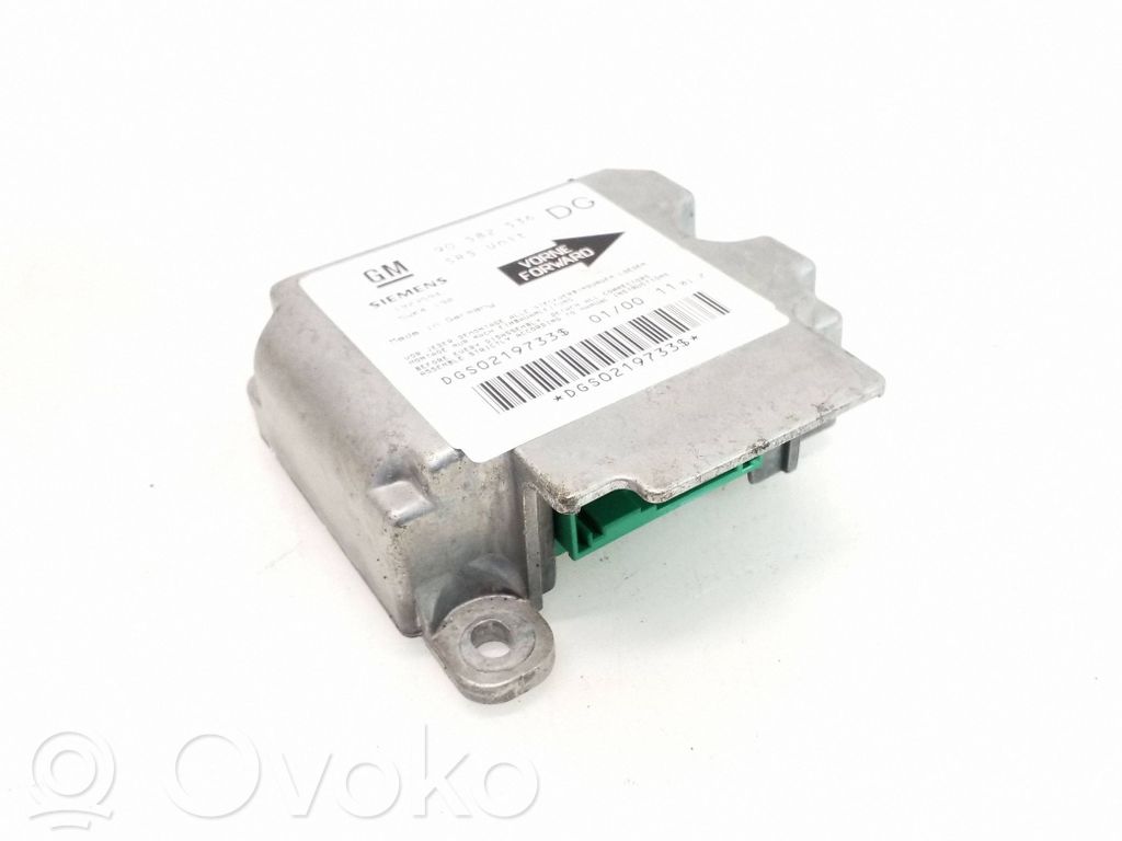 Opel Zafira A Unitate/modul de comandă airbaguri