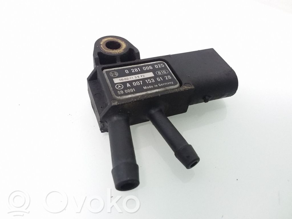 Mercedes-Benz E W211 Sensor de presión del escape