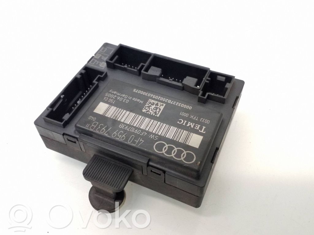 Audi A6 S6 C6 4F Sterownik / Moduł drzwi
