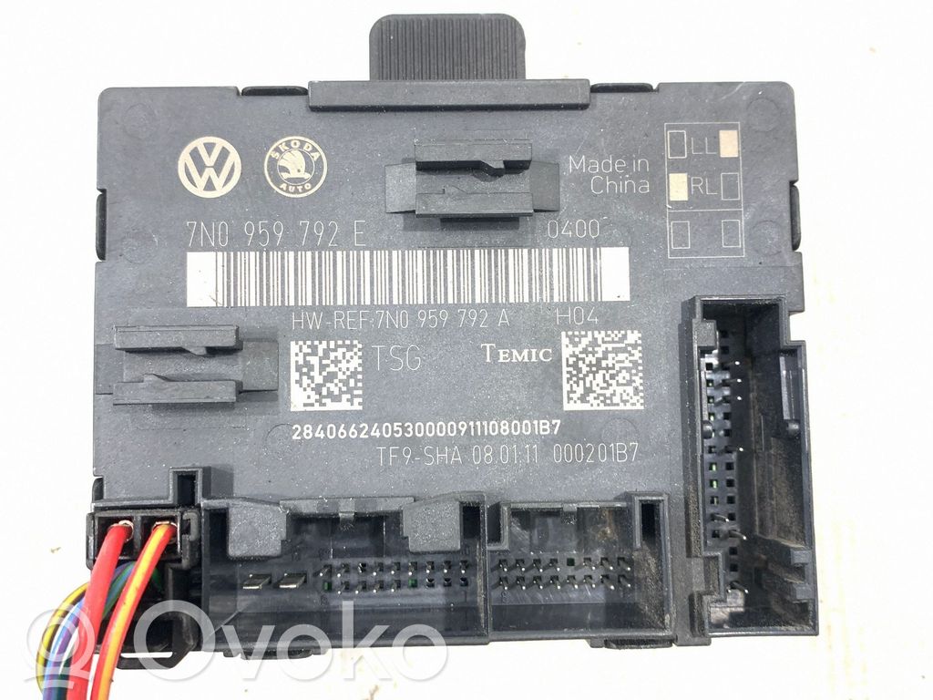 Skoda Yeti (5L) Oven ohjainlaite/moduuli