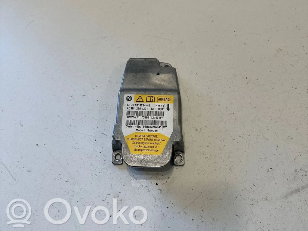 BMW 5 E60 E61 Turvatyynyn ohjainlaite/moduuli