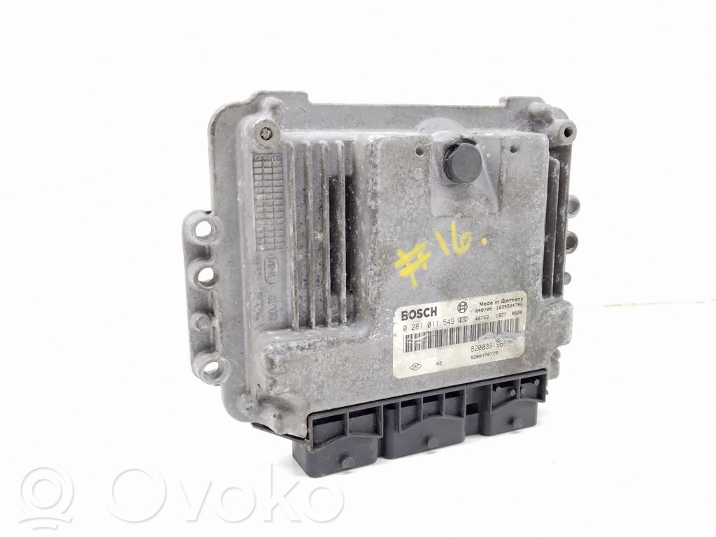 Sterownik / Moduł ECU   82000391966,0281011549