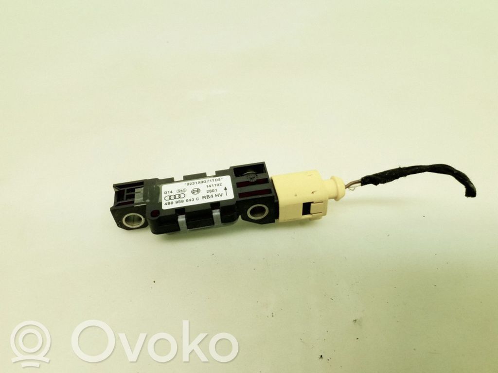 Audi A6 S6 C5 4B Airbagsensor Crashsensor Drucksensor 