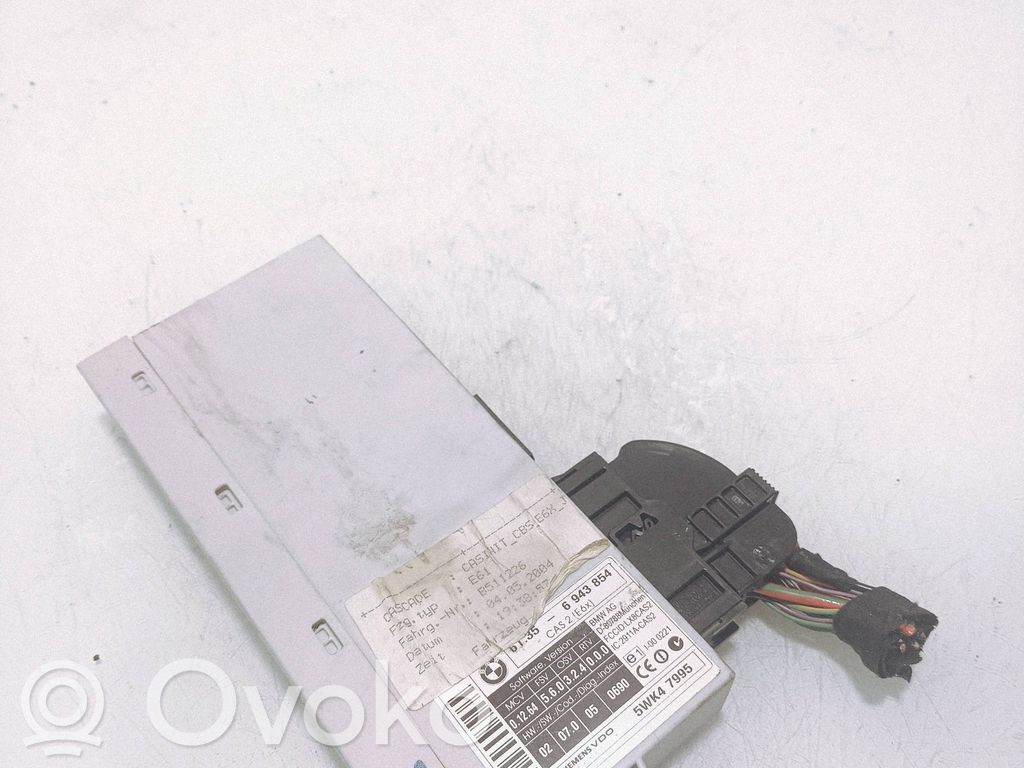 BMW 5 E60 E61 CAS valdymo blokas/ modulis 