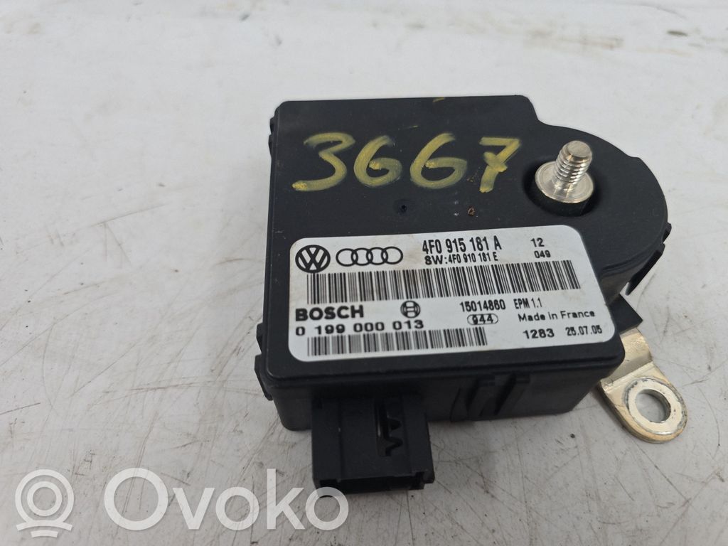 Audi A6 S6 C6 4F Unité de contrôle à bord d'alimentation