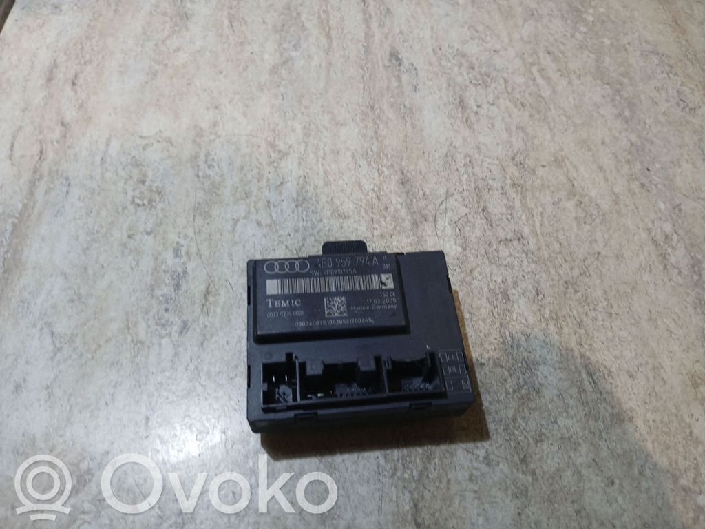 Audi A6 S6 C6 4F Unidad de control/módulo de la puerta 
