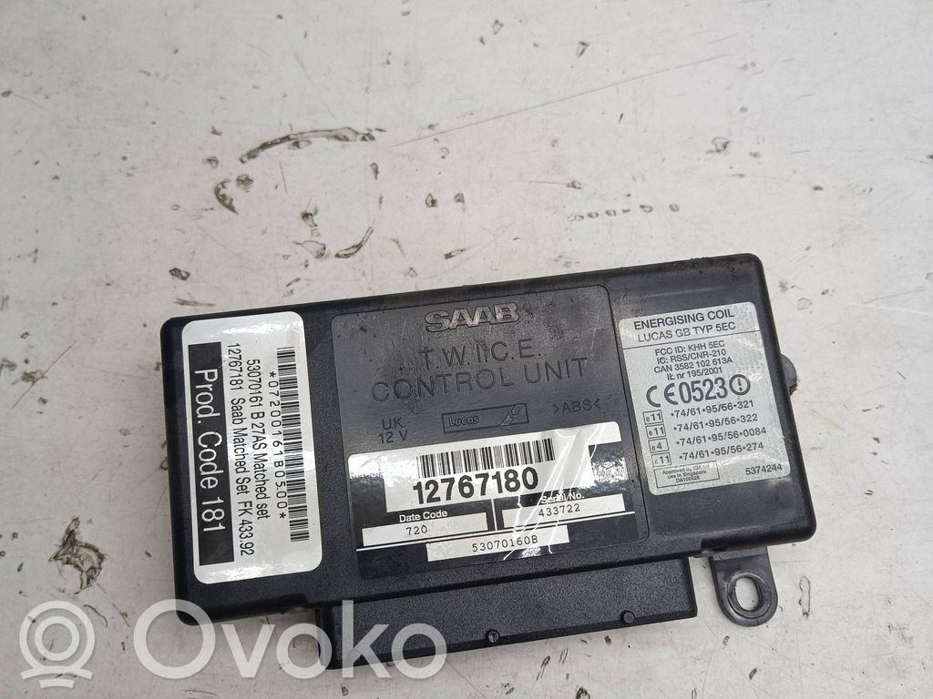Saab 9-5 Moduł / Sterownik komfortu 
