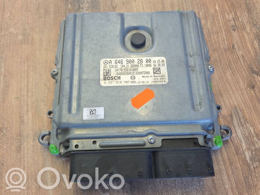 Mercedes-Benz Vito Viano W639 Sterownik / Moduł ECU 