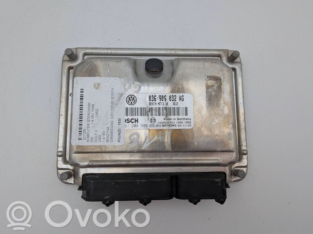 Volkswagen Golf IV Unidad de control/módulo del motor 