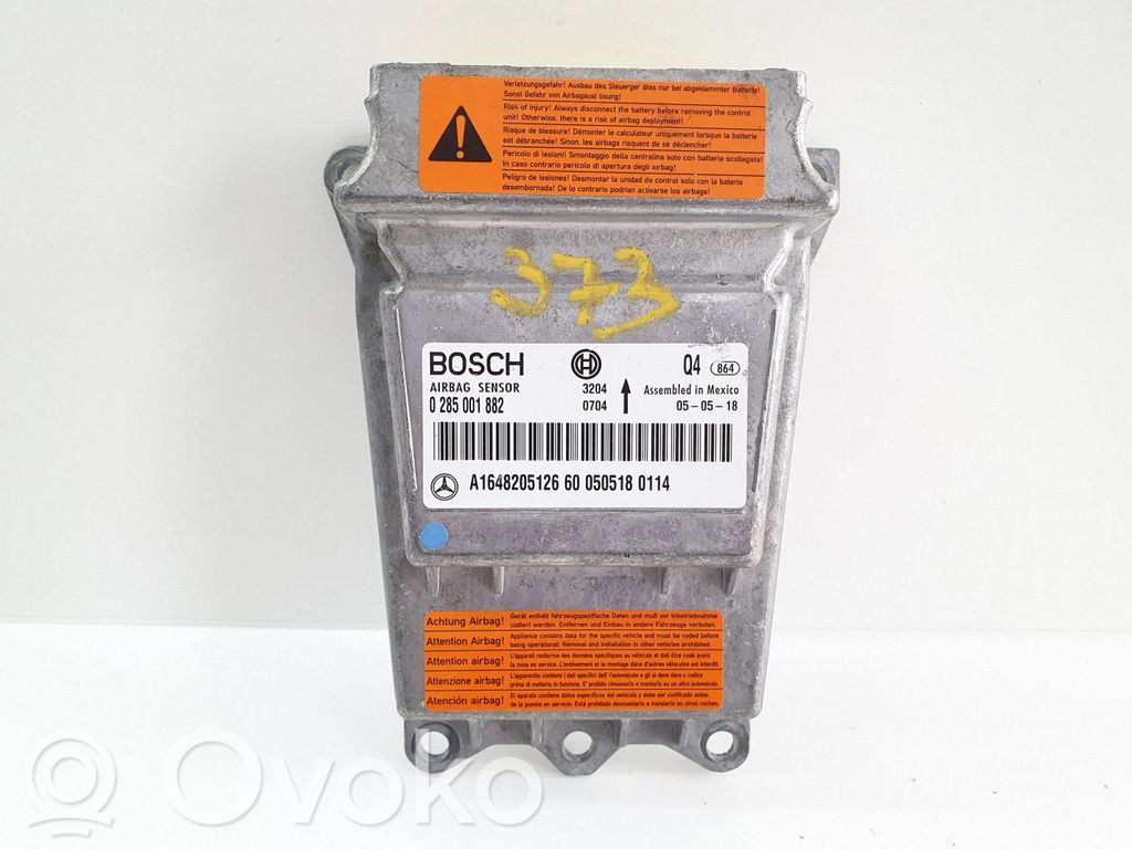 Mercedes-Benz ML W164 Module de contrôle airbag