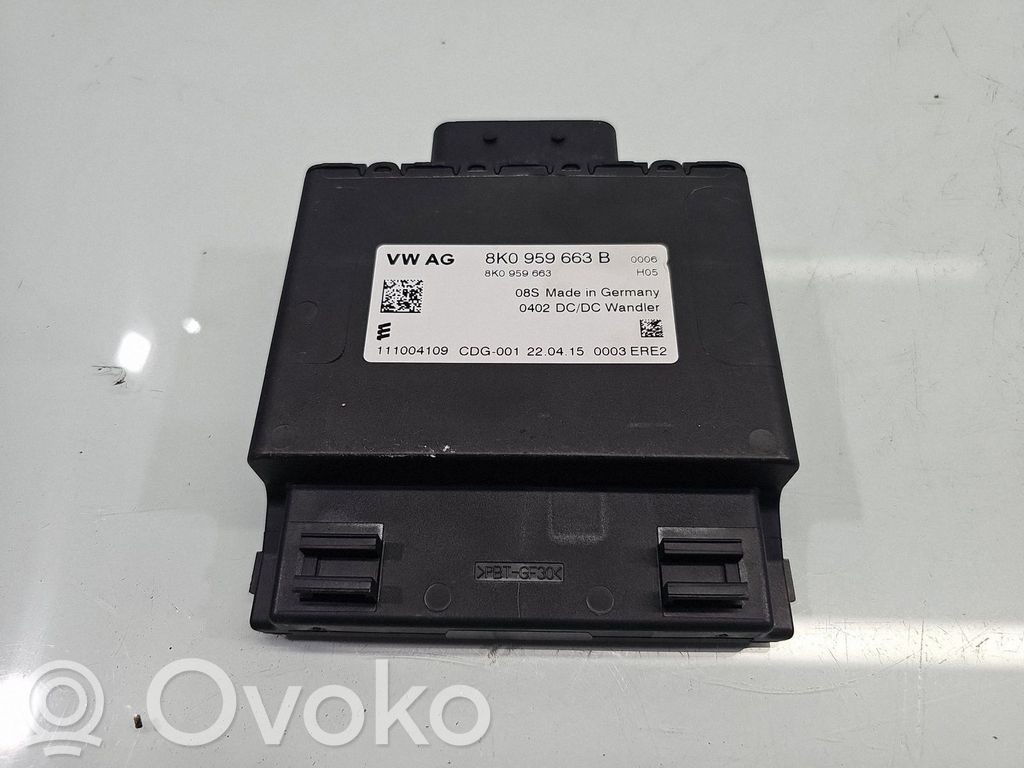Audi A4 S4 B8 8K Jarrujärjestelmän ohjainlaite/moduuli 