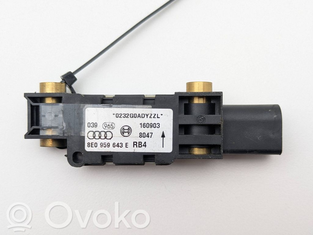 Audi A4 S4 B6 8E 8H Airbagsensor Crashsensor Drucksensor