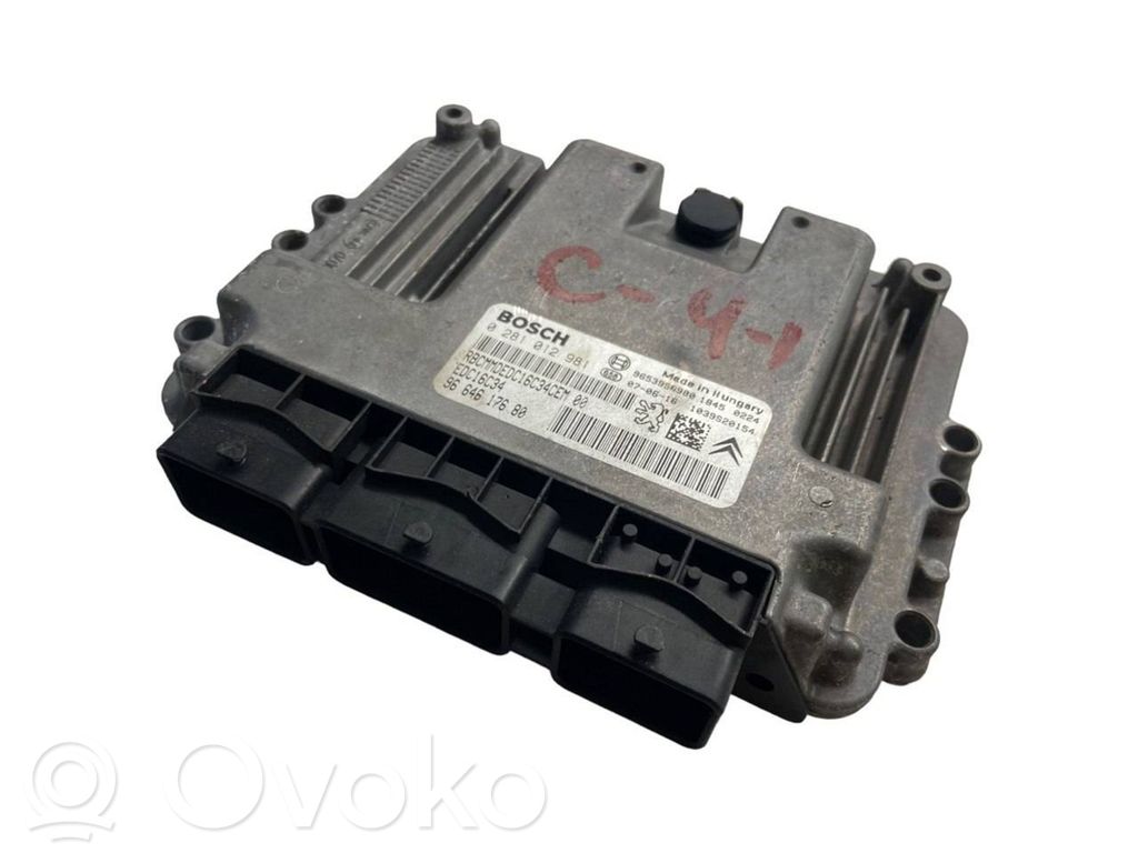 Citroen C4 I Picasso Variklio valdymo blokas 