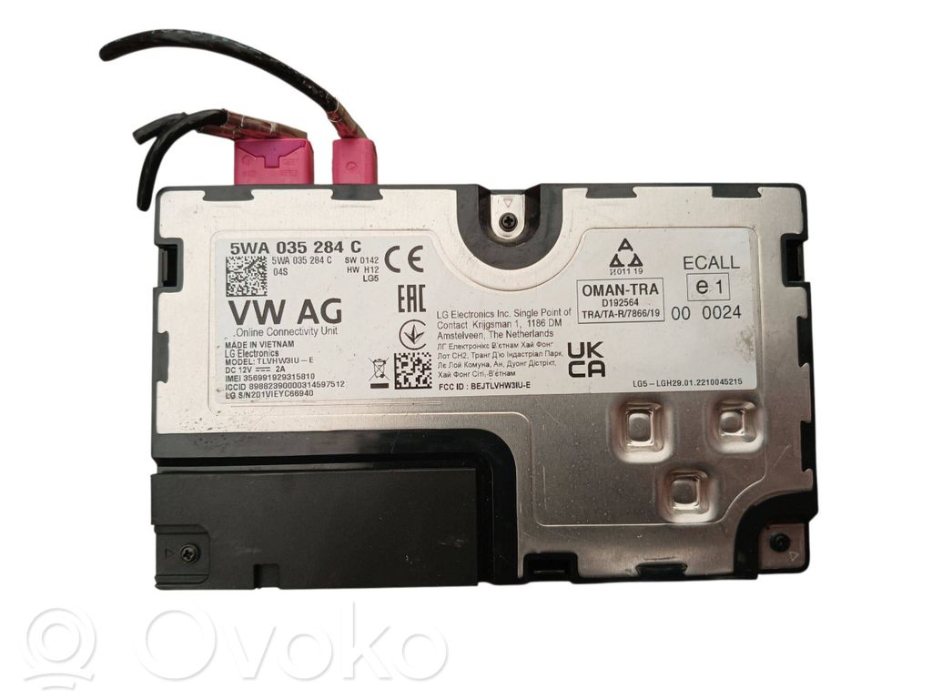 Volkswagen Golf VIII Autres unités de commande / modules 