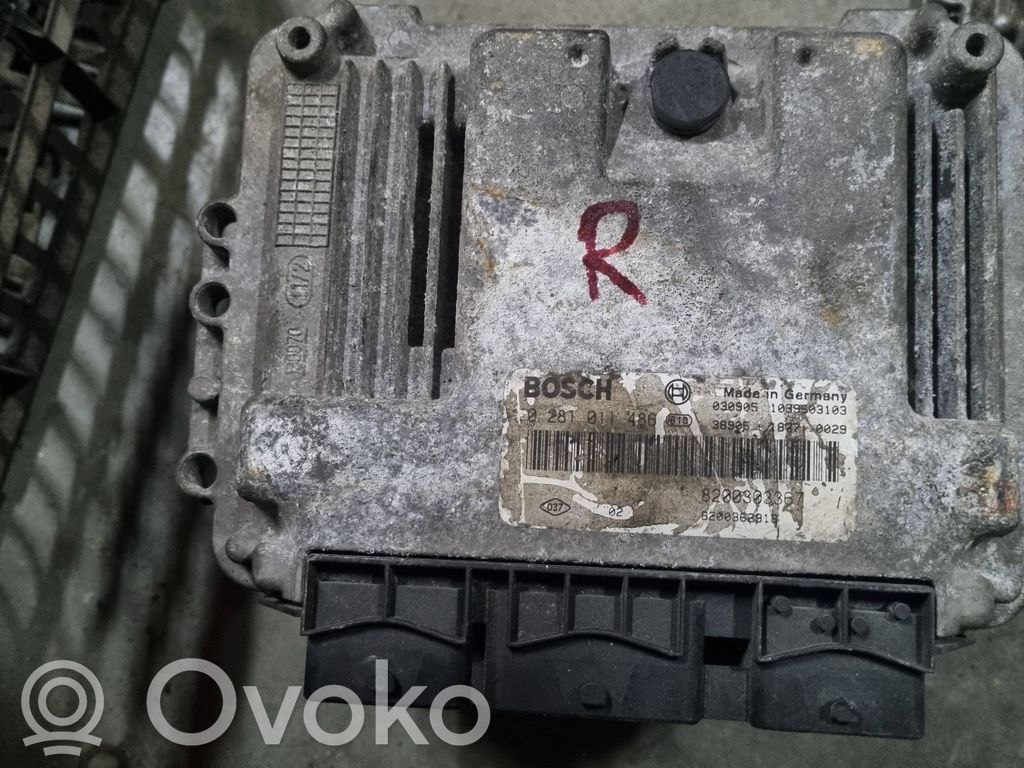 Renault Master II Engine ECU kit and lock set 