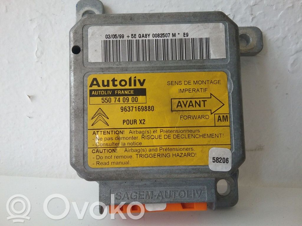 Citroen Xantia Airbag control unit/module 