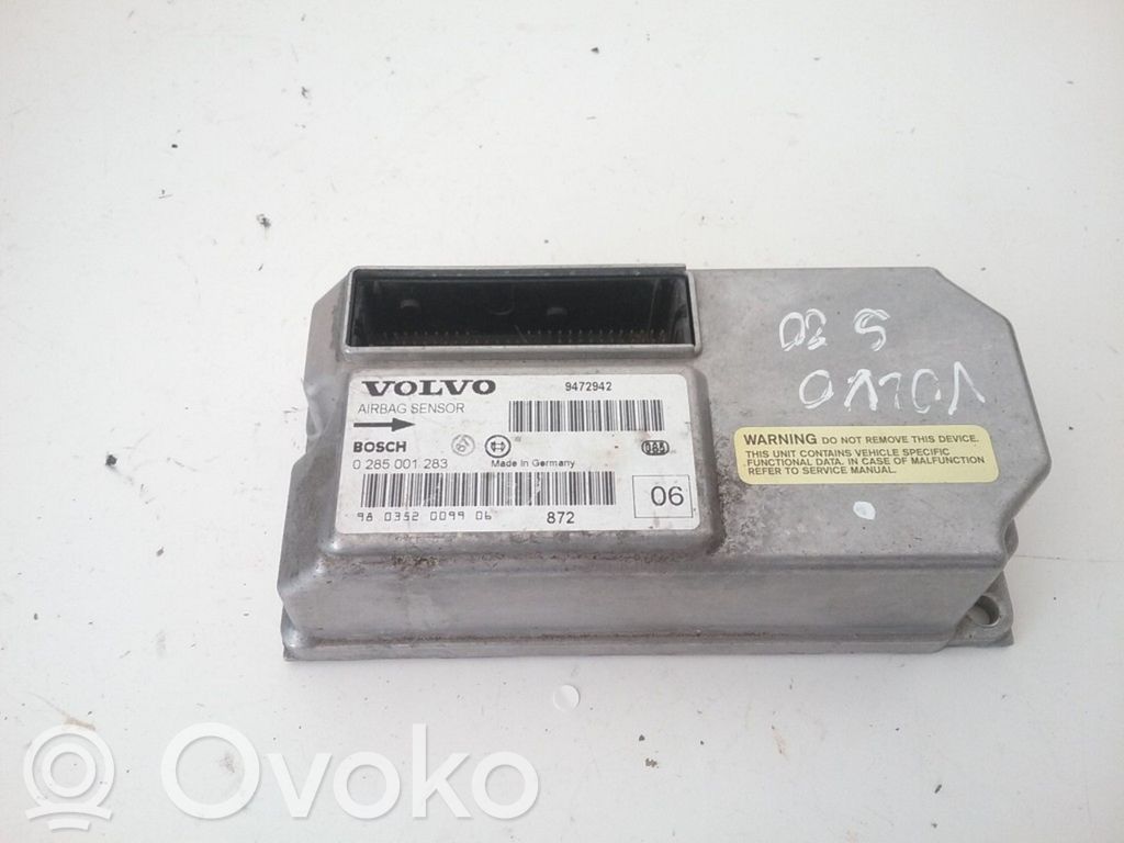 Volvo S80 Airbag control unit/module 