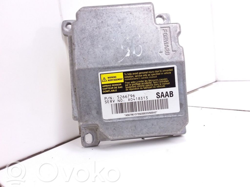 Airbag control unit/module   5266796,A0418313