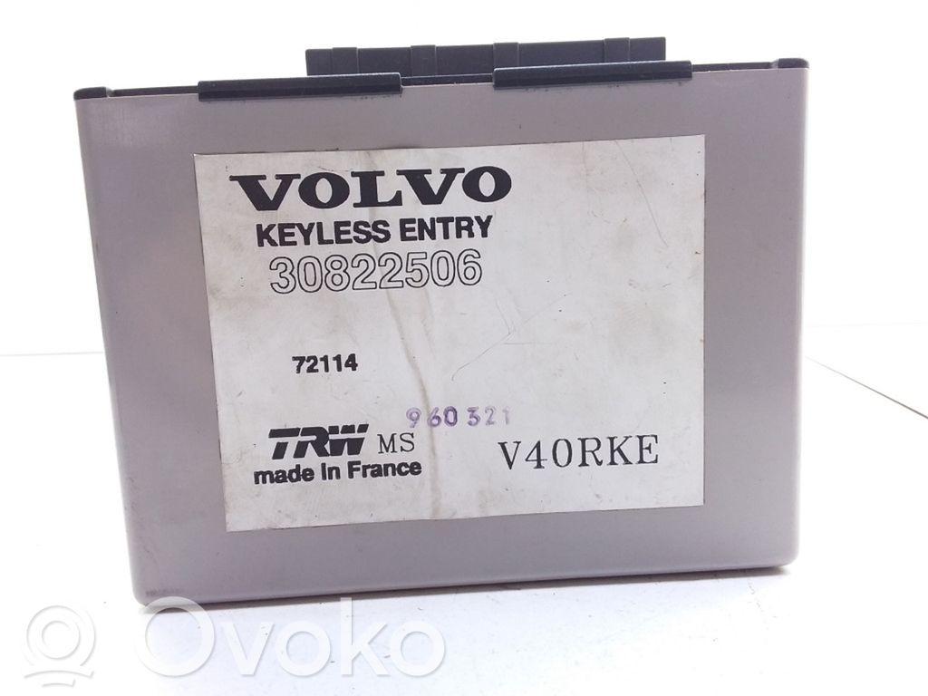 Volvo S40, V40 Other control units/modules 