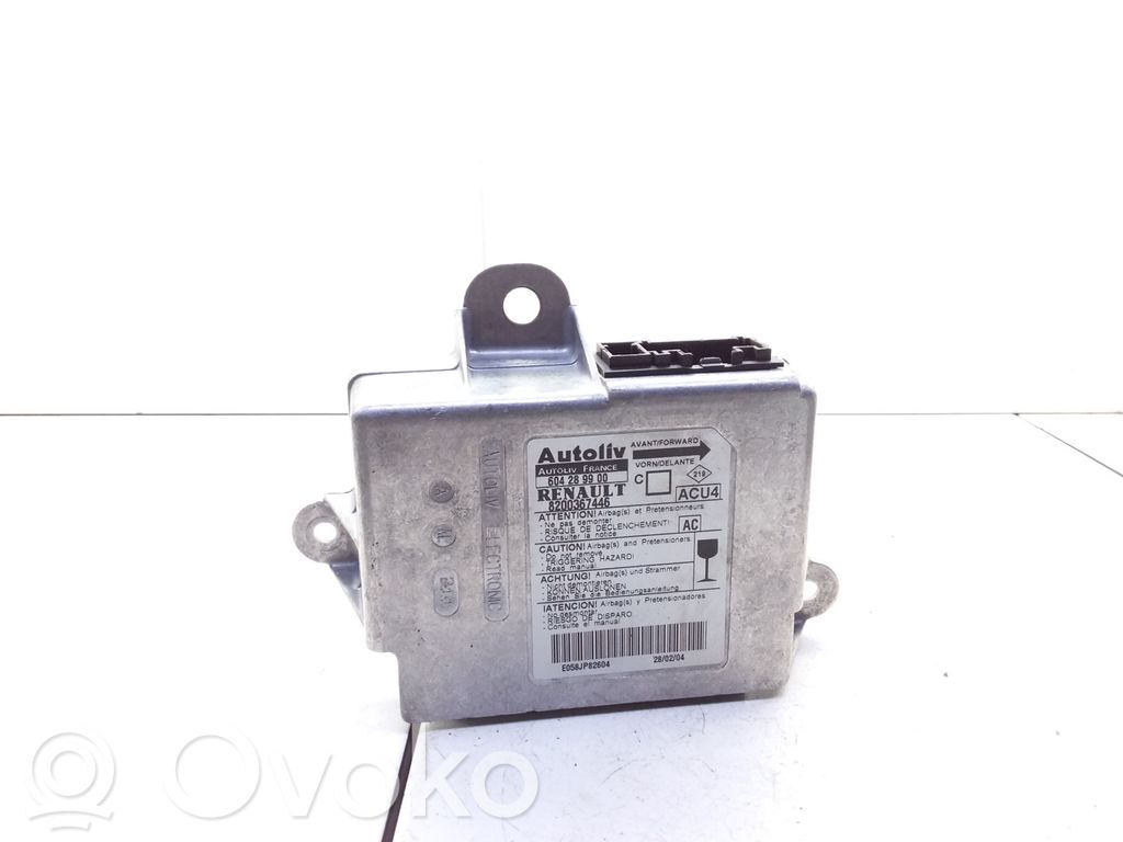Renault Megane II Airbag control unit/module 